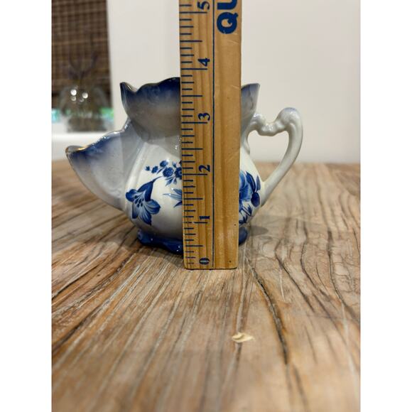 Vintage Victorian Shaving Skuttle Mug Old Foley James Kent Staffordshire England - Picture 7 of 8